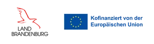 Gefördert vom Land Brandenburg und kofinanziert von der Europäischen Union